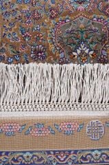 Kumkapı Serisi S163A Lüks Modal Seccade - Hardal, Krem