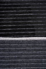 Ravi 1703A Antrasit Kaymaz Taban Yıkanabilir Yumuşak Dokulu Kilim Antrasit - 100 x 300