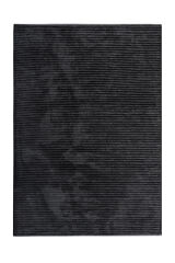 Ravi 1703A Antrasit Kaymaz Taban Yıkanabilir Yumuşak Dokulu Kilim Antrasit - 100 x 300