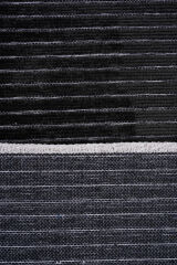 Ravi 1703A Antrasit Kaymaz Taban Yıkanabilir Yumuşak Dokulu Kilim Antrasit - 80 x 300