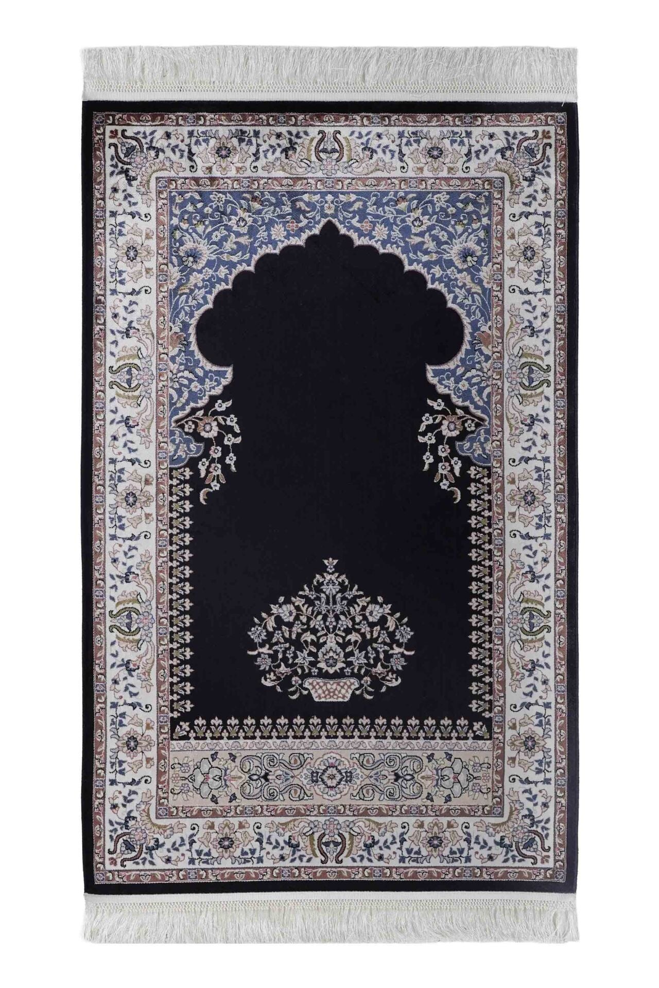 Hereke Serisi SF180A Lüks Bambu Seccade - Lacivert