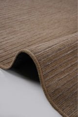 Ravi 1704A Bej Kaymaz Taban Yıkanabilir Yumuşak Dokulu Kilim Bej - 200 x 300