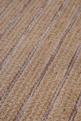 Ravi 1704A Bej Kaymaz Taban Yıkanabilir Yumuşak Dokulu Kilim Bej - 80 x 150