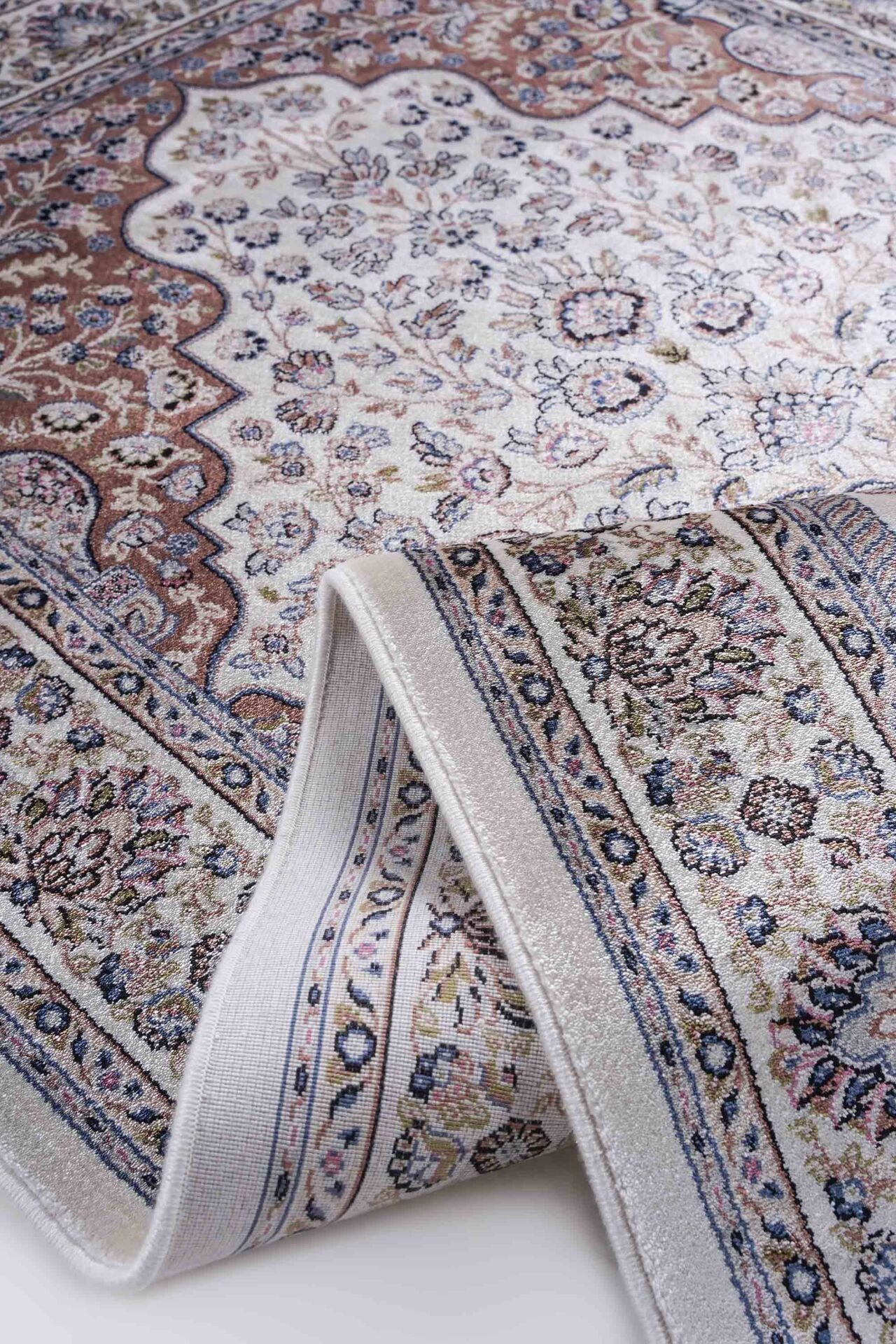 Hereke Serisi SF173A Lüks Bambu Seccade - Krem