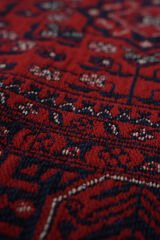 Mira Afgan 8 Kaymaz Tabanlı Yıkanabilir Klasik Kilim Kırmızı - 80x150