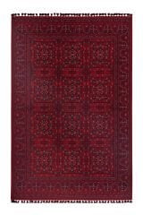 Mira Afgan 8 Kaymaz Tabanlı Yıkanabilir Klasik Kilim Kırmızı - 80x150