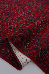 Mira Afgan 8 Kaymaz Tabanlı Yıkanabilir Klasik Kilim Kırmızı - 80x300