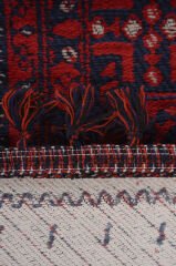Mira Afgan 8 Kaymaz Tabanlı Yıkanabilir Klasik Kilim Kırmızı - 120x180