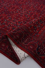 Mira Afgan 8 Kaymaz Tabanlı Yıkanabilir Klasik Kilim Kırmızı - 120x180