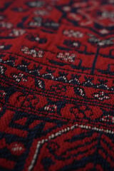 Mira Afgan 8 Kaymaz Tabanlı Yıkanabilir Klasik Kilim Kırmızı - 160x230