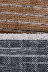 Ravi 1705A Vizon Kaymaz Taban Yıkanabilir Yumuşak Dokulu Kilim Vizon - 200 x 300