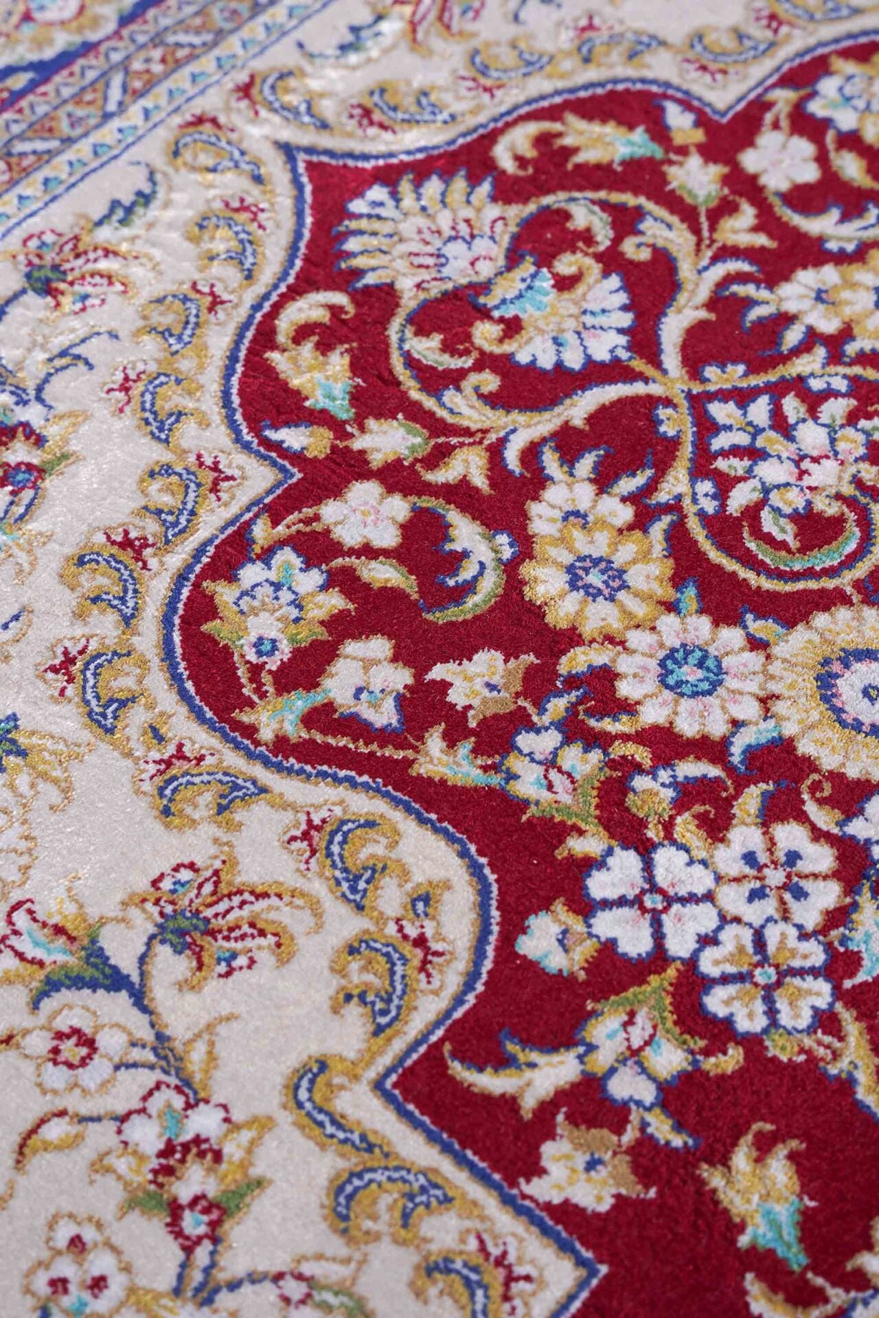 Kumkapı Serisi S818A Lüks Modal Seccade - Bordo, Mavi