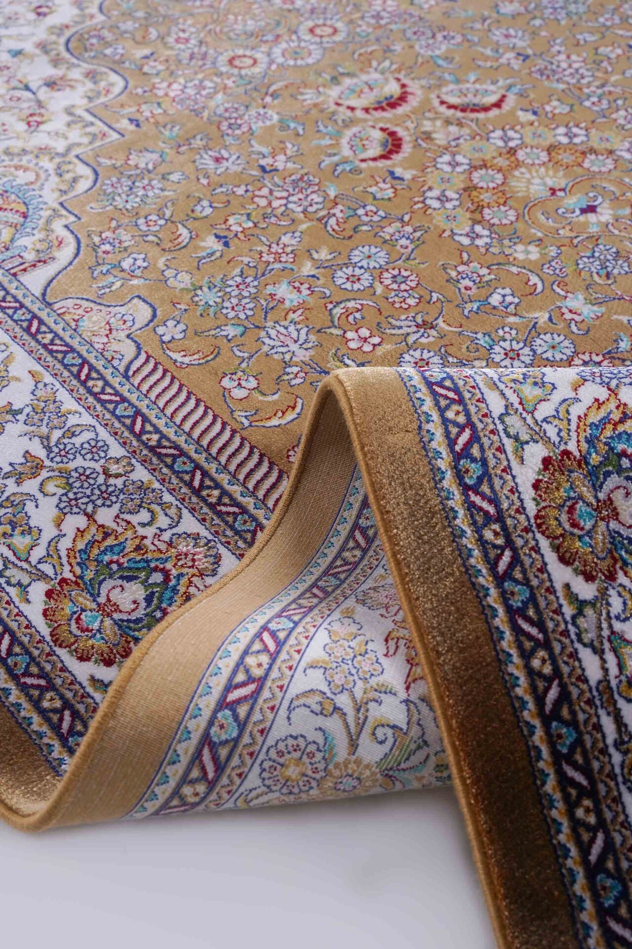 Kumkapı Serisi S818A Lüks Modal Seccade - Hardal