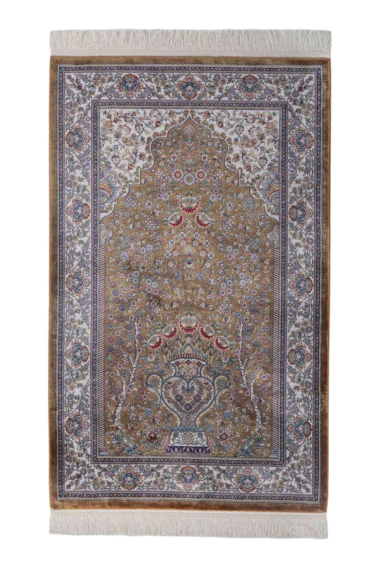 Kumkapı Serisi S818A Lüks Modal Seccade - Hardal