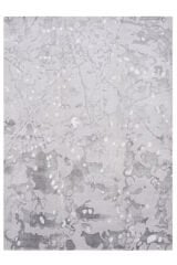 Nepal 3561 El Dokuma Kalın Bambu Halı Gri - 177x245