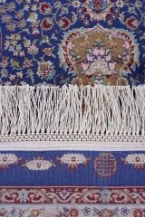 Kumkapı Serisi S163A Lüks Modal Seccade - Mavi, Krem