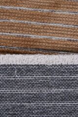 Ravi 1705A Vizon Kaymaz Taban Yıkanabilir Yumuşak Dokulu Kilim Vizon - 80 x 300