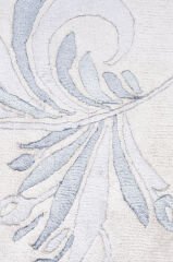 Nepal 3566 El Dokuma Kalın Bambu Halı Mavi - 170x240