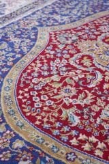 Kumkapı Serisi S163A Lüks Modal Seccade - Bordo, Krem