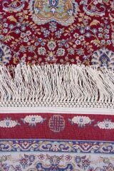 Kumkapı Serisi S163A Lüks Modal Seccade - Bordo, Krem