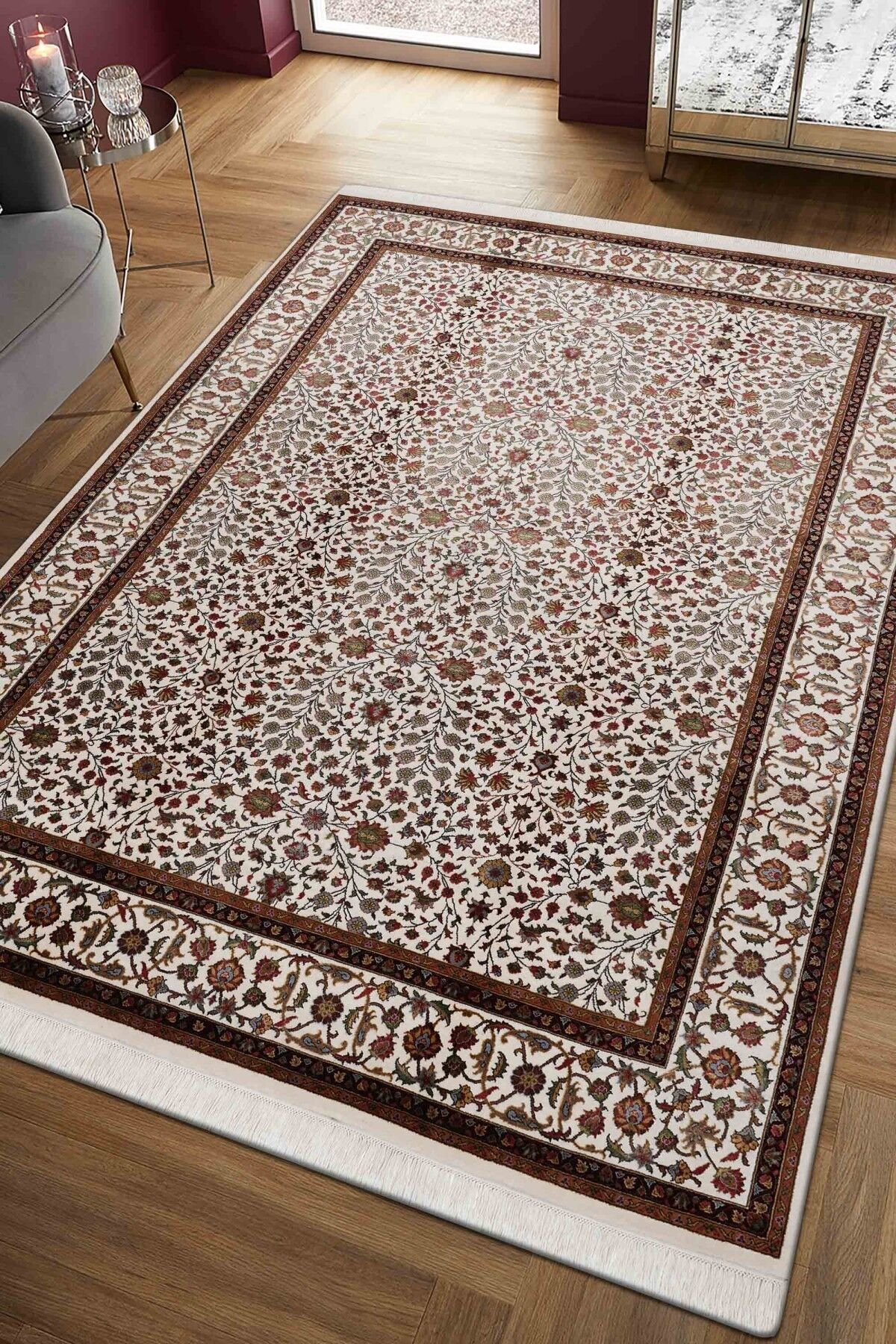 Hereke İpekli Renkli Klasik El Dokuma Halı
