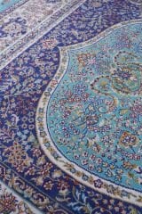 Kumkapı Serisi S163A Lüks Modal Seccade - Turkuaz, Krem