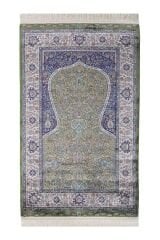 Kumkapı Serisi S163A Lüks Modal Seccade - Yeşil, Krem