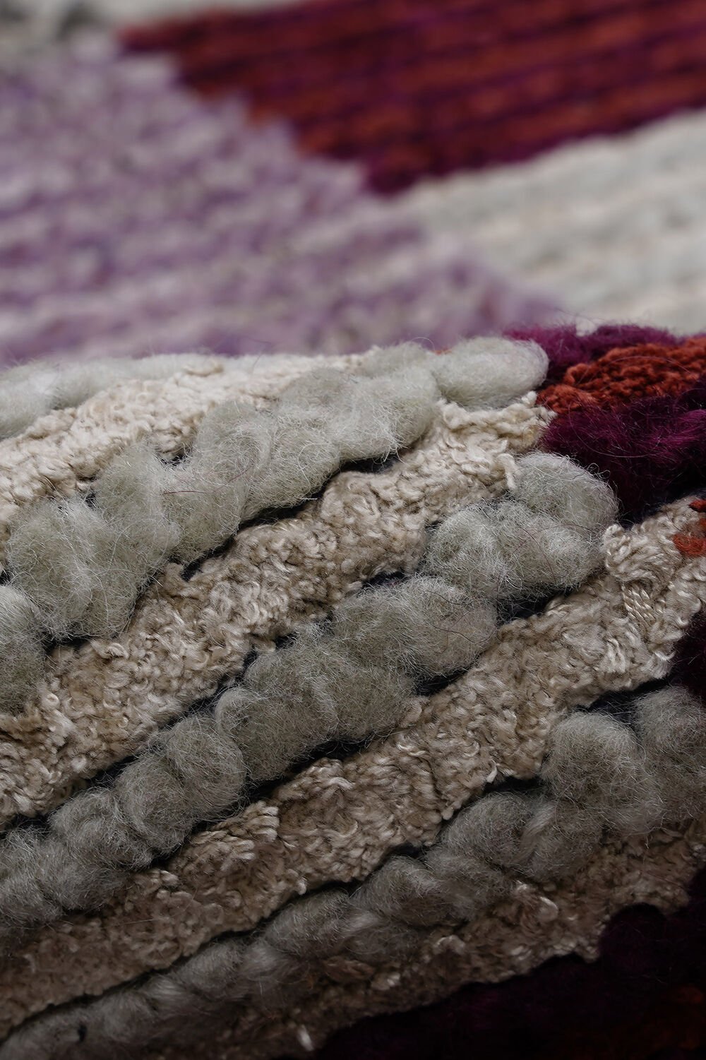 Nepal 3577 El Dokuma Kalın Bambu Halı