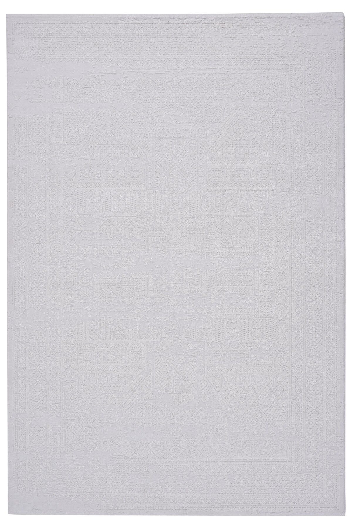 RUBY 0497AA Krem Salon Halısı Modern Makina Halısı