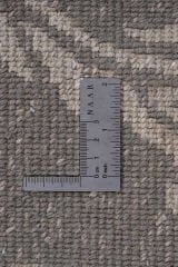 Nepal 3581 El Dokuma Kalın Bambu Halı Antrasit - 177x241