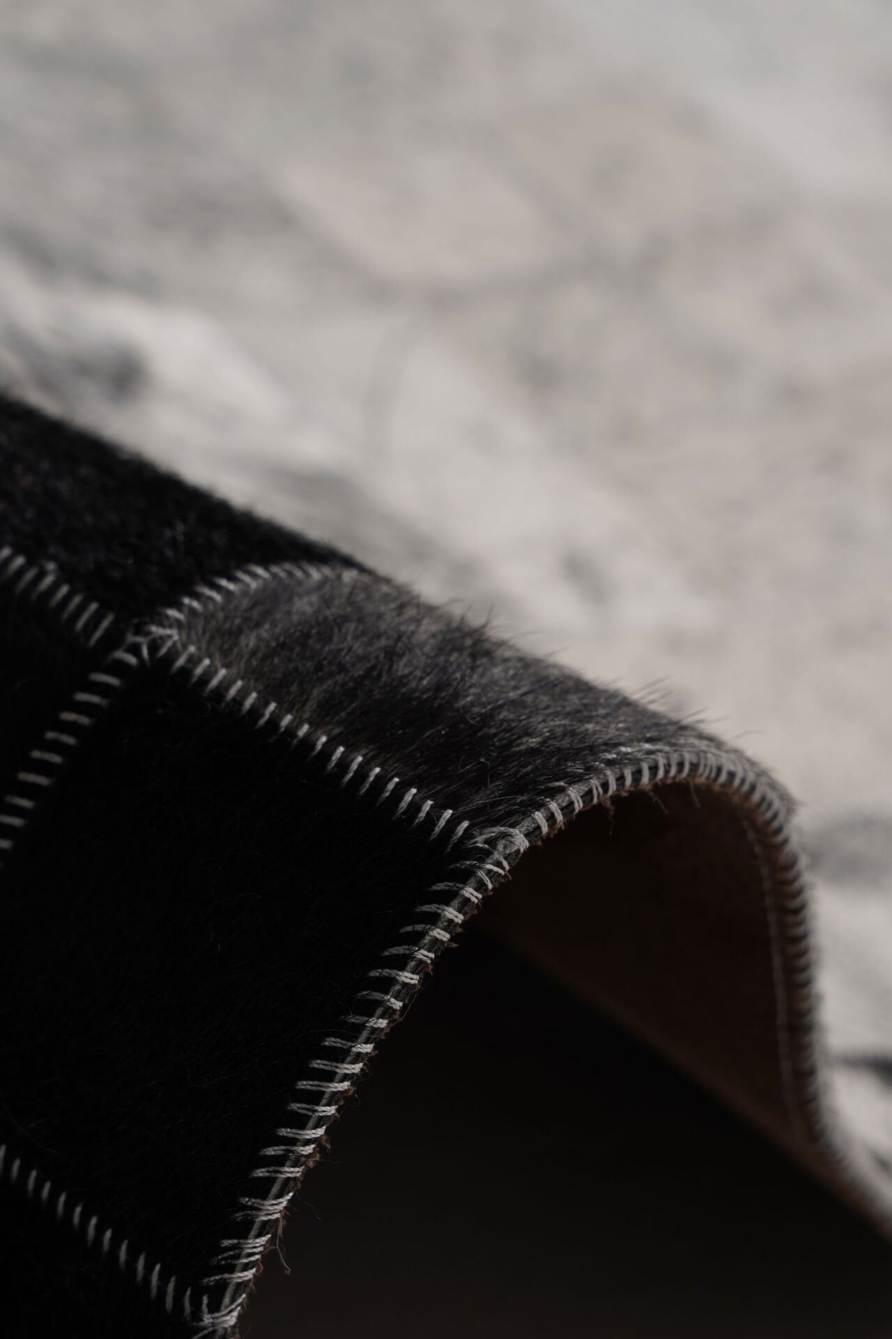 Naar Halı Tay Deri Patchwork El Yapımı Dekoratif Halı