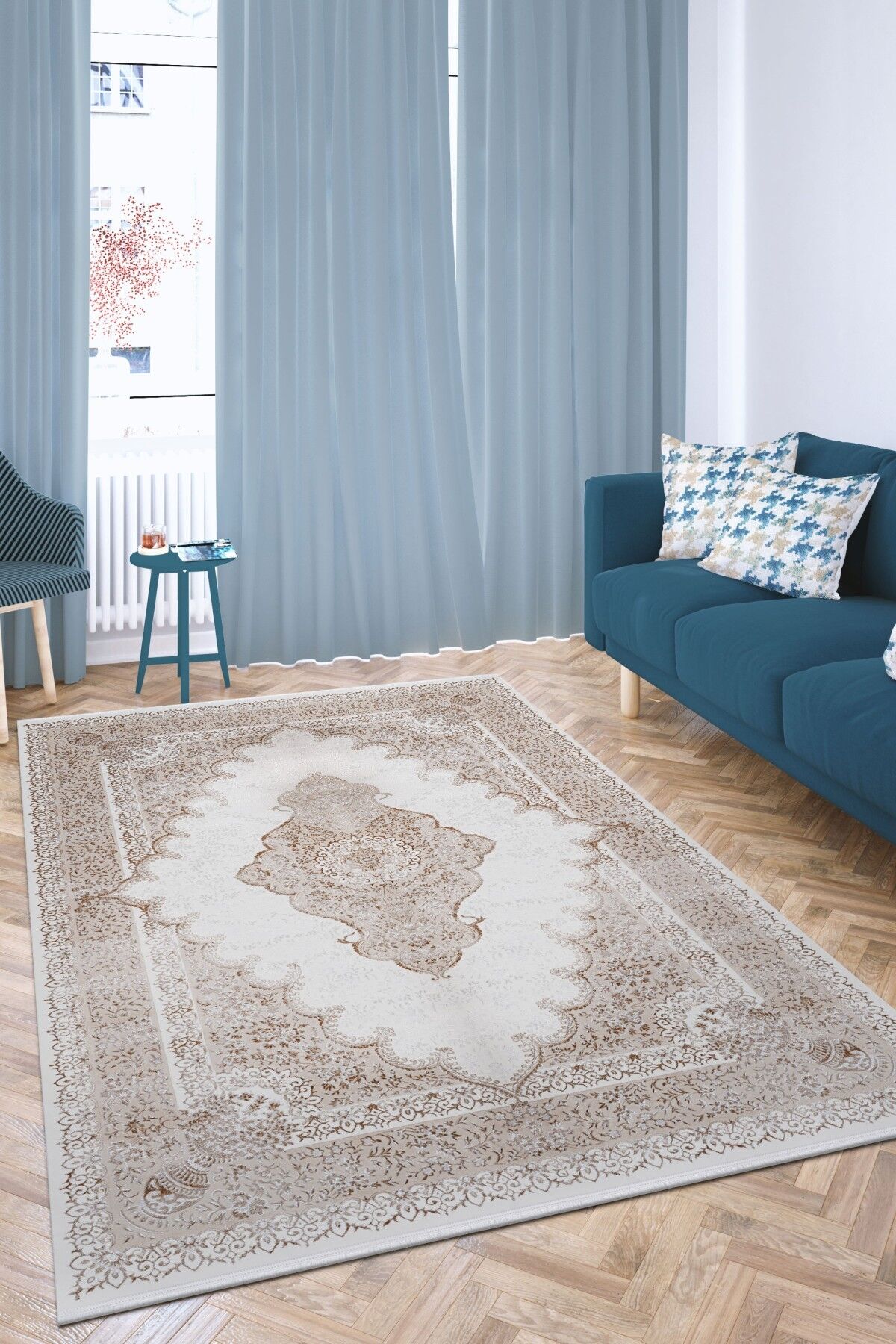 Retro 7153C Klasik Makine Halısı