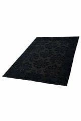 Nepal 3595 El Dokuma Kalın Bambu Halı Beyaz - 172x245