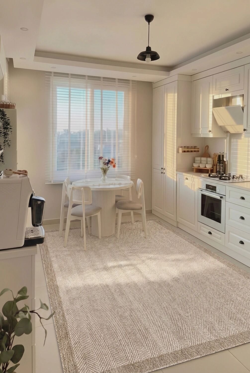 Nova 2001 Kaymaz Taban Bordürlü Sisal Halı