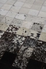 Naar Halı Tay Deri Patchwork El Yapımı Dekoratif Halı