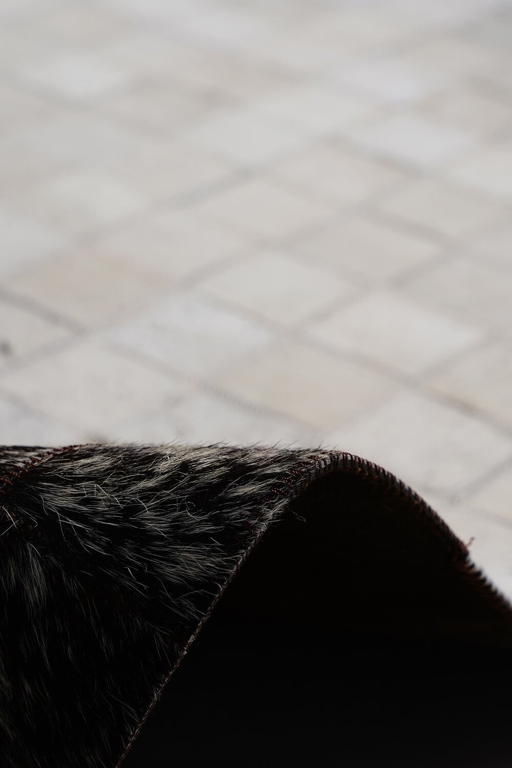 Naar Halı Tay Deri Patchwork El Yapımı Dekoratif Halı