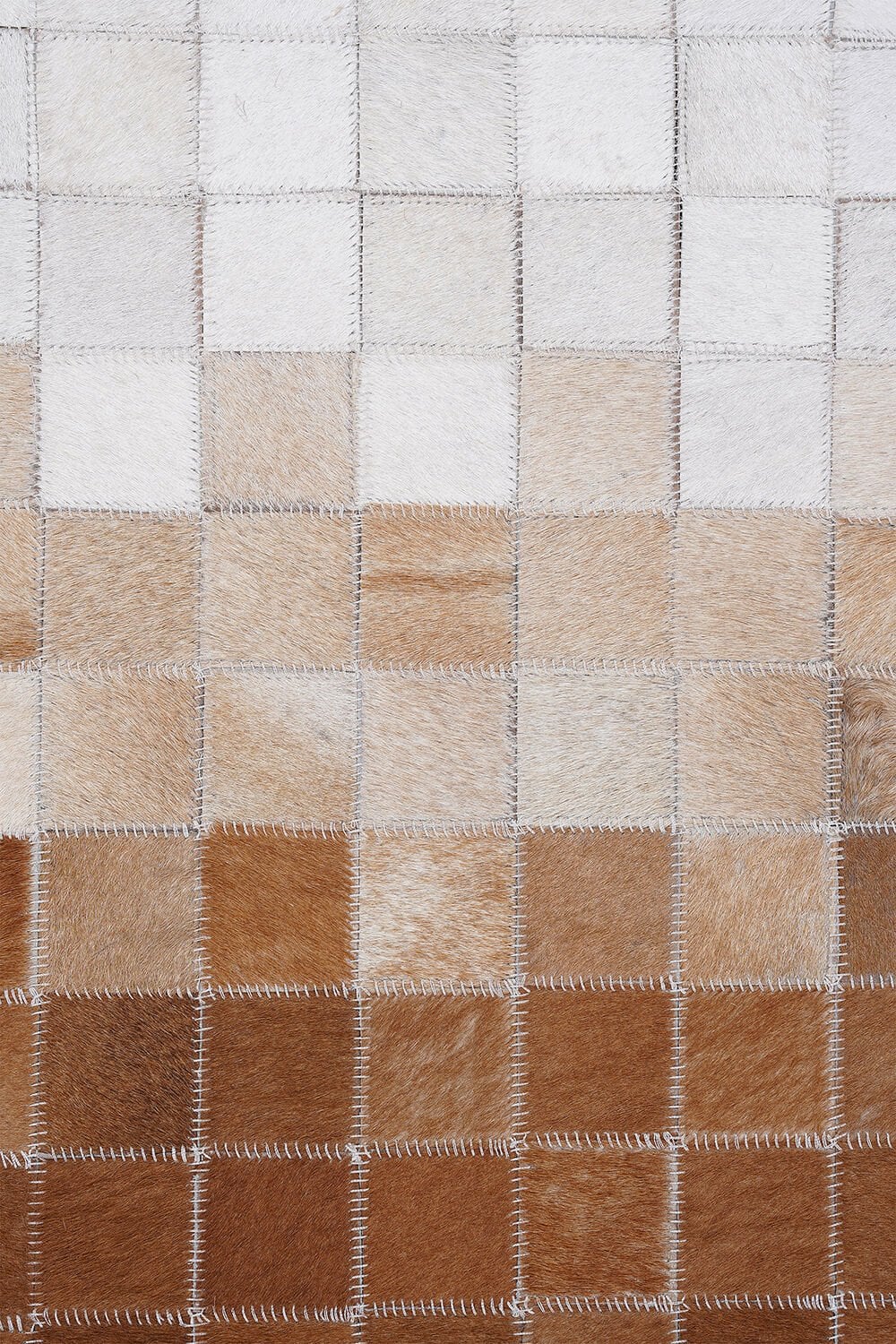Naar Halı Tay Deri Patchwork El Yapımı Dekoratif Halı Renkli - 144x236