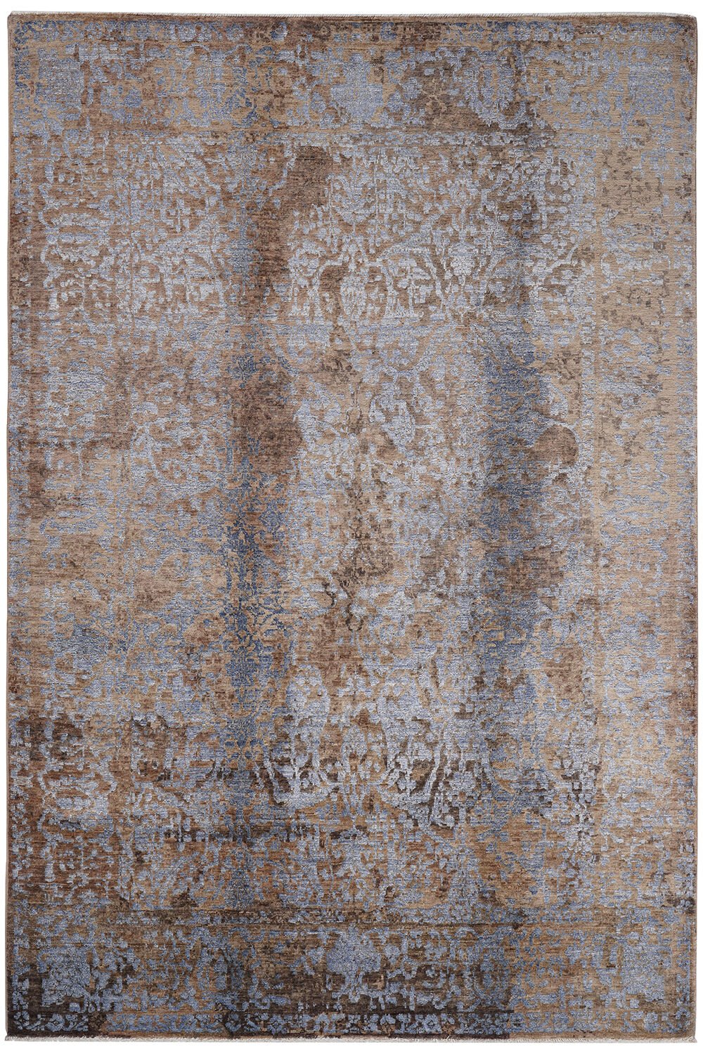 Naar Halı RHMN Silk Touch El Dokuma Yün-İpek Halı Kahve - 171x241