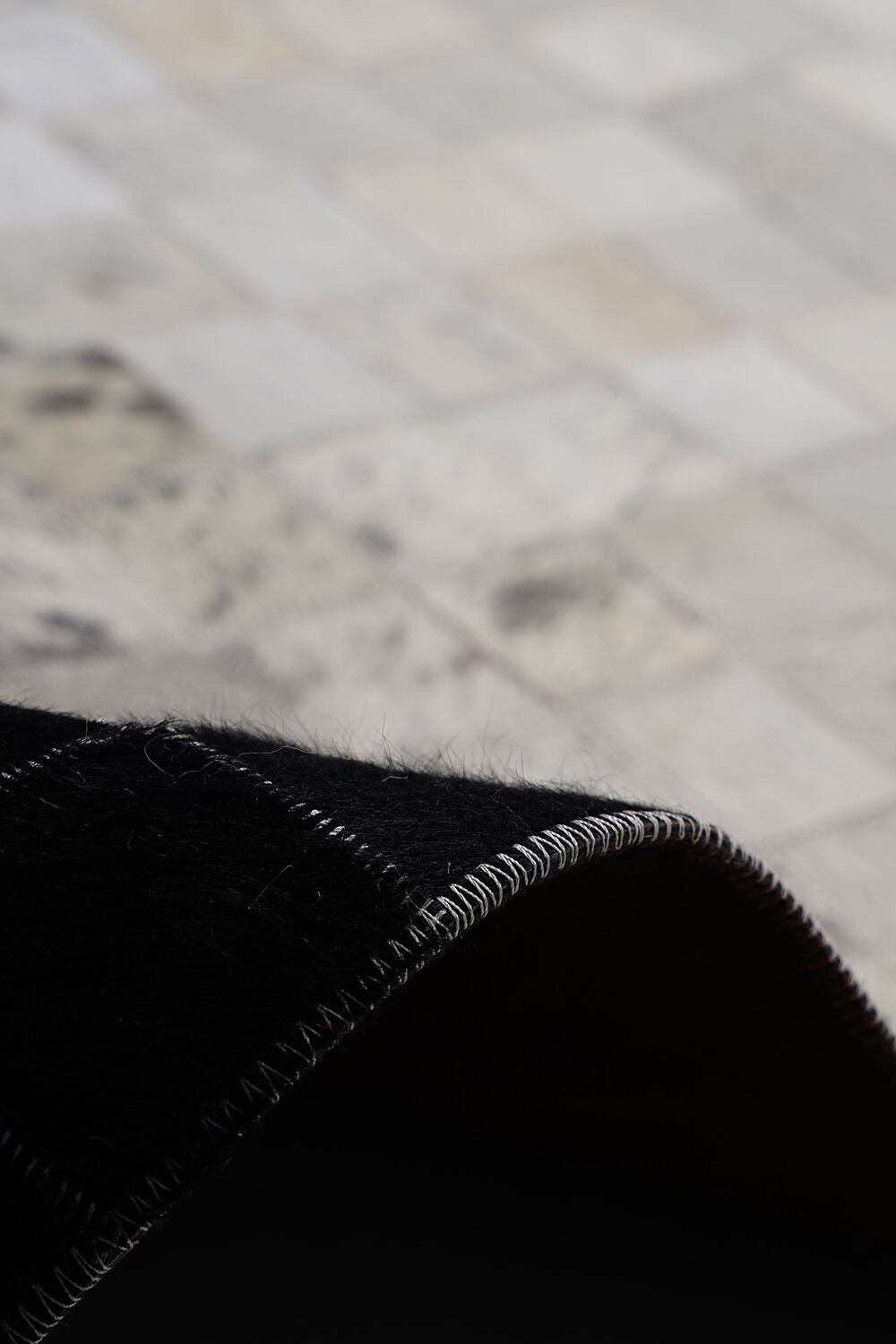 Naar Halı Tay Deri Patchwork El Yapımı Dekoratif Halı