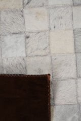 Naar Halı Tay Deri Patchwork El Yapımı Dekoratif Halı