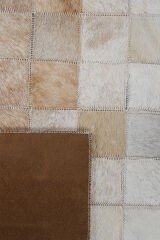 Naar Halı Tay Deri Patchwork El Yapımı Dekoratif Halı