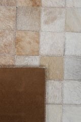 Naar Halı Tay Deri Patchwork El Yapımı Dekoratif Halı