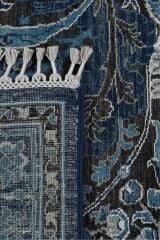 Rhmn Silk Touch Lacivert Klasik El Dokuma Halı