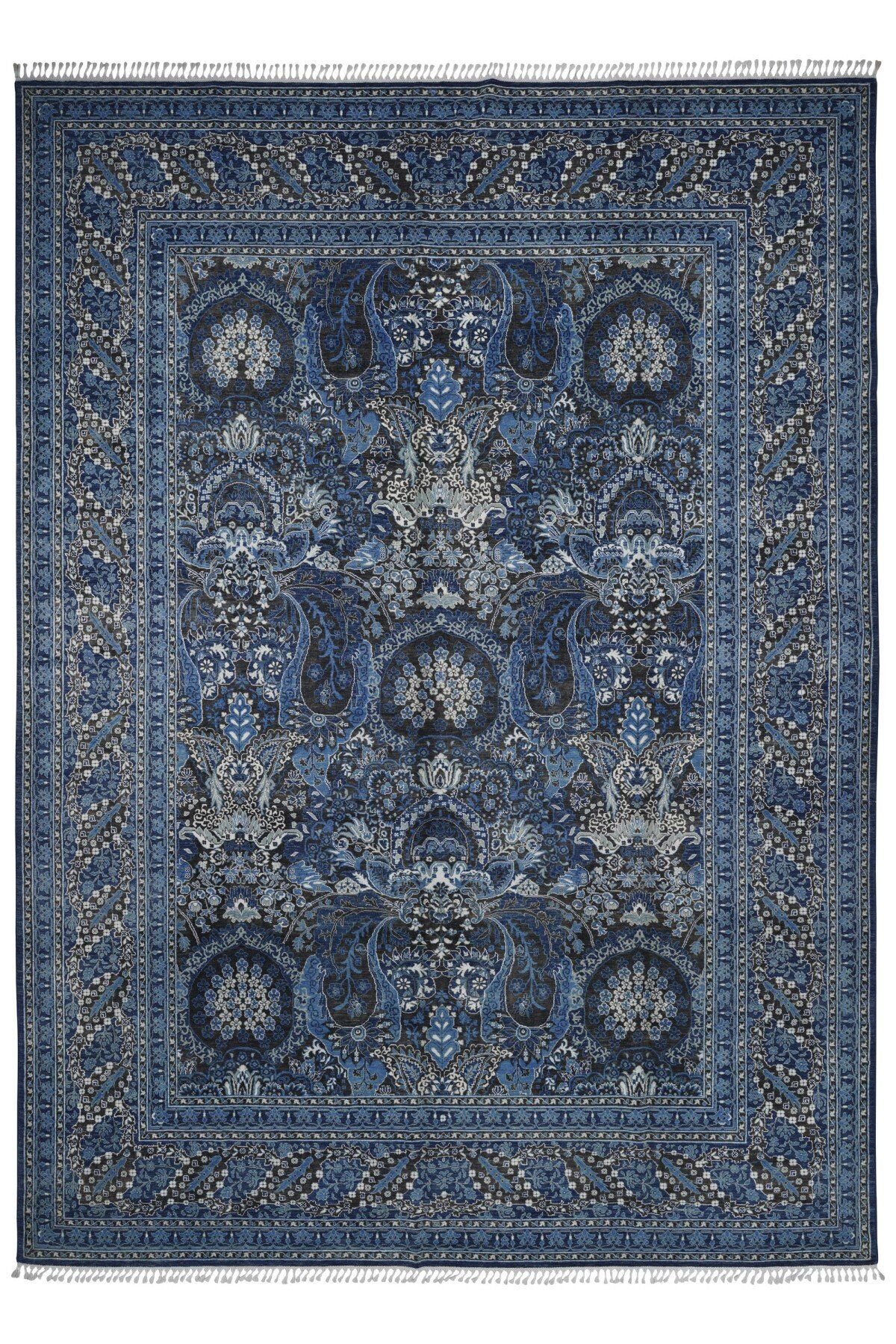 Rhmn Silk Touch Lacivert Klasik El Dokuma Halı