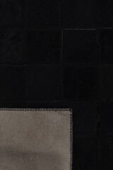 Naar Halı Tay Deri Patchwork El Yapımı Dekoratif Halı Renkli - 123x183