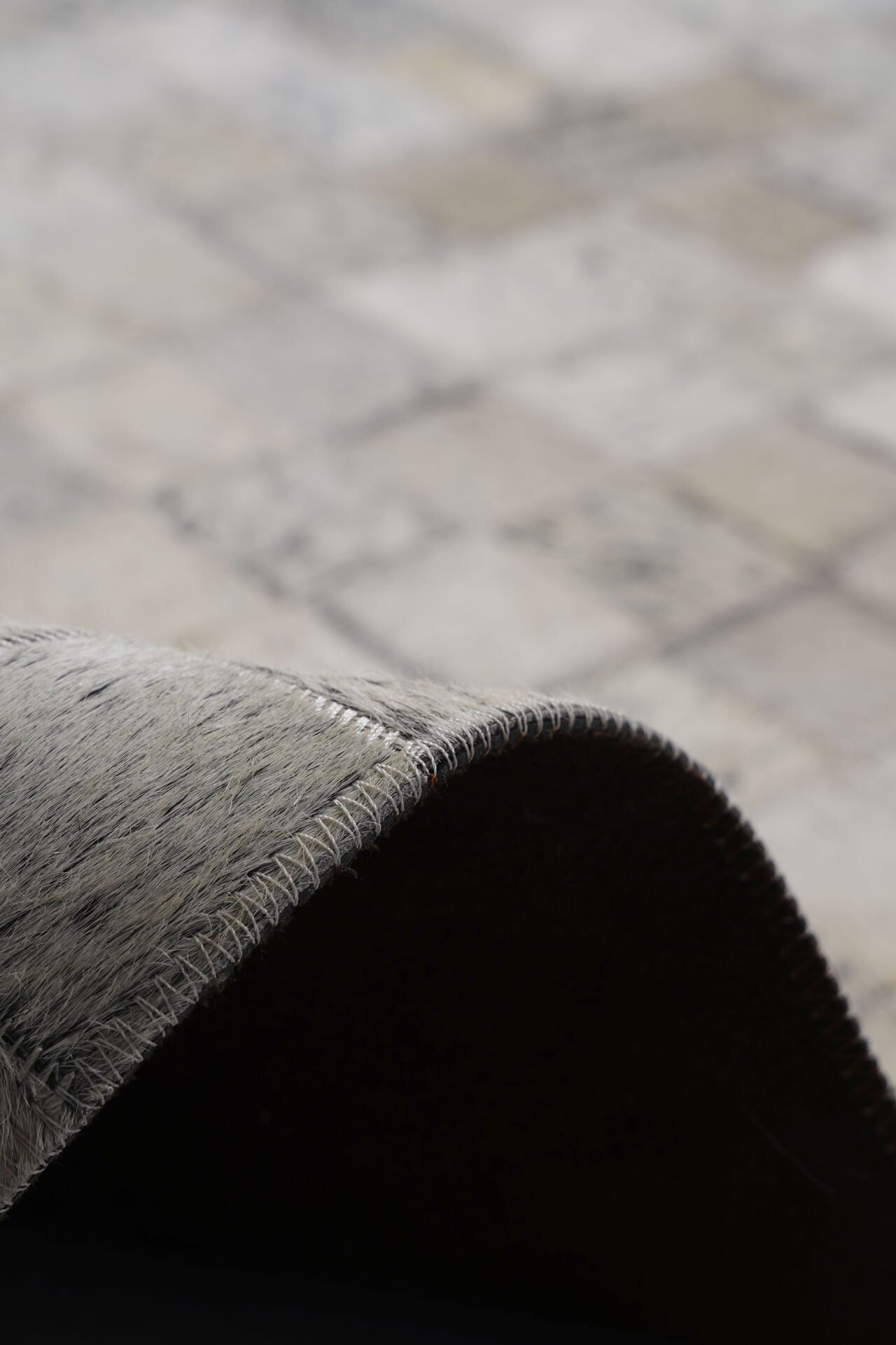 Naar Halı Tay Deri Patchwork El Yapımı Dekoratif Halı