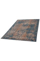 Naar Halı RHMN Silk Touch El Dokuma Yün-İpek Halı Mavi - 169x247