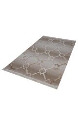 Step 2208 Vizon Bohem Salon Halısı Kesme Halı Vizon - 200 x 450