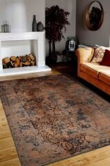 Rhmn Silk Touch Turuncu Klasik El Dokuma Halı