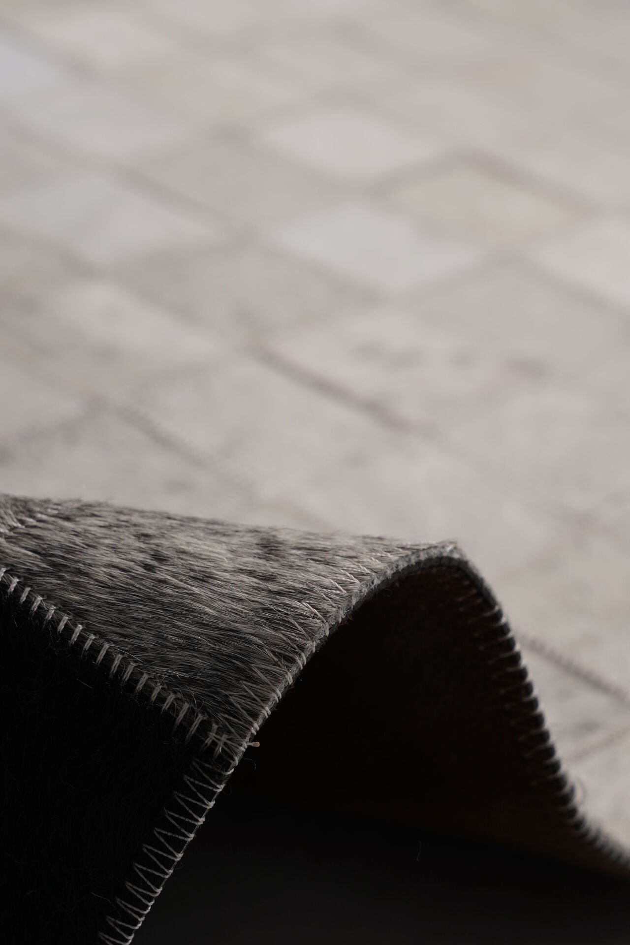 Naar Halı Tay Deri Patchwork El Yapımı Dekoratif Halı